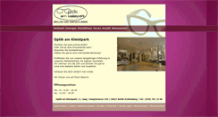 Desktop Screenshot of optik-am-kleistpark.de